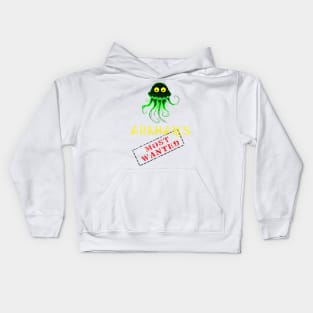 Arkham's Most  wanted... Cthulhu! Kids Hoodie